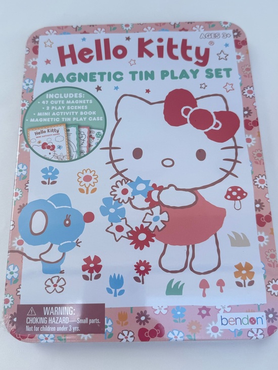 Hello Kitty Other - 💖✨ NWT Hello Kitty Magnetic Tin Play Scene Kit – Travel Imaginative Play Set! ✨💖